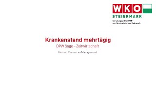 Krankenstand  mehrtägig [upl. by Eesyak]