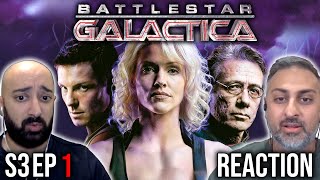 Battlestar Galactica  S3 Ep 1  Occupation  REACTION  First Time Watching [upl. by Adiaroz]