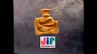 1994 JIF Reduced Fat Peanut Spread quot25 less fatquot TV Commercial [upl. by Yde483]