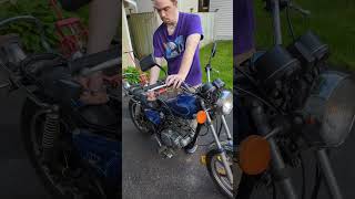 first compression test after entire rebuild on a kz250 LTD 1980 [upl. by Joub]