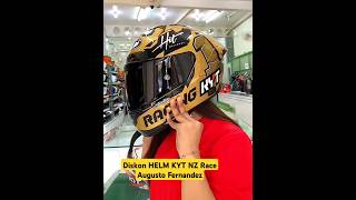 KEREN BOS  HELM KYT AUGUSTO FERNANDEZ GOLD LIMITED EDITION motogp [upl. by Enilrac]