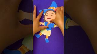 Easy Halloween Crafts 🎃 DIY Ninas Witch Costume 123 shorts cocomelon [upl. by Frederico88]