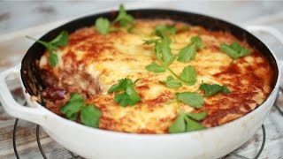 How to make tex mex lasagnenacho lasagneeasy mexican lasagnemexican lasagna recipe with tortillas [upl. by Asabi195]