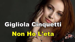 Non Ho Leta나이도 어린데  Gigliola Cinquetti질리오라 칭케티 lyrics 번역가사 [upl. by Alenas]