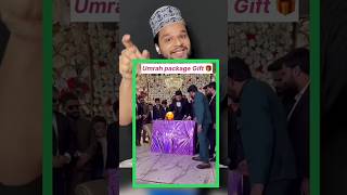 Dulha Dulhan Ko Umrah Package Gift🎁 islamic islamicstatus macca madina cutfrom greenscreen [upl. by Ladnor]