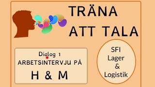 Träna tala HampM  dialog Sfi [upl. by Purdum]