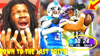 LIONS VS VIKINGS REACTION 2023 DETROIT LIONS VS MINNESOTA VIKINGS HIGHLIGHTS REACTION 2023 [upl. by Nnayllek]