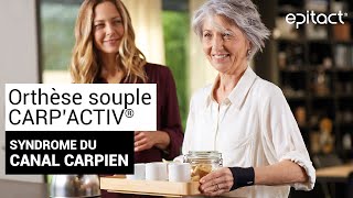 Syndrome du Canal Carpien  Spot TV  Solution CarpActiv EPITACT [upl. by Enillebyam554]