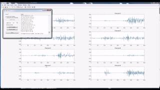 Myo Armband reading raw 8 channel raw EMG data [upl. by Fugere]