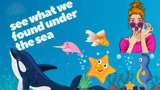 LEARN ABCs  SEA ANIMALS  HAPPY BIRTHDAY TO YOU FOR KIDS  ANIMALS ALPHABETS FRUITS AND VEGES [upl. by Redmer]