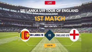 England Under19 vs Sri Lanka Under19  1st Youth ODI  Sri Lanka Under19 tour of England [upl. by Nine]