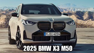 2025 BMW X3 M50 Walkaround Review interior Exterior Details [upl. by Atnoid]