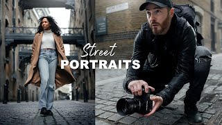 STREET Portrait Photography with Hasselblad X2D and XCD 90V [upl. by Akemehs]