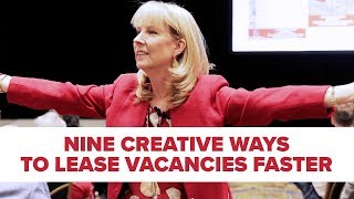 Nine Creative Ways to Lease Your Vacancies Faster  Beth Azor at ICSC Las Vegas [upl. by Ymorej49]