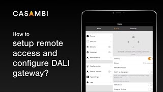 How to setup remote access and configure DALI gateway [upl. by Tavi]