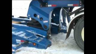 John Deere Combine Loading onto a Big Tow Low Boy Trailer [upl. by Dimmick]