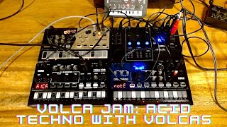 Volcavember Acid Techno Trio Kick Drum and Nubass [upl. by Anilasor]