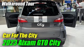 Great Mini Car  2023 Aixam GTO City [upl. by Keel435]