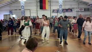 Frankenmuth Oktoberfest 2023 Cupid Shuffle🕺🕺🕺💃💃💃 [upl. by Dnomzed]