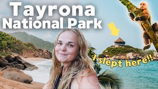 Staying 2 nights at Tayrona National Park 🐒🌴 Colombia travel vlog [upl. by Hewe]