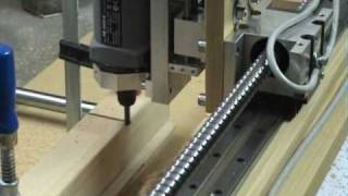 Precision test of my homemade CNC router [upl. by Ramedlab]