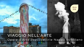 Opere Provocatorie Pesce a Napoli nel 2024 Tinguely a Milano nel 1970 [upl. by Acilef]