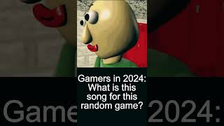 Baldis basics in behavior listeners 2024 vs 2018 thelivingtombstone baldi baldisbasics shorts [upl. by Brittni620]