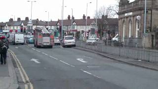 Merseyside Fire amp Rescue Service  Reserve Water Ladder responding [upl. by Eekaz404]