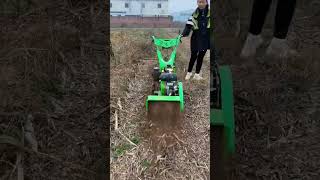 lawnmower grasscutter multifunction 4WD microtillage 💗💗 [upl. by Lilybelle]