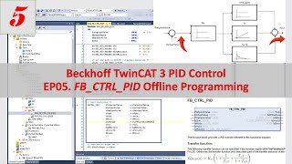 PID25  Beckhoff TC3 PID05  TwinCAT3 FBCTRLPID Offline Programming CTRLPIDPARAMS ECTRLMODE [upl. by Merna]