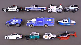 Police Cars for Kids 1 Best Toddler Learning Police Cars Trucks Police Vehicles for Children [upl. by Pinchas]