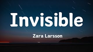 Zara Larsson  Invisible Lyrics from the Netflix Film Klaus [upl. by Auhs]