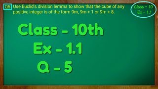 Class  10th Ex  11 Q 5 Real Numbers NCERT CBSE [upl. by Berkly]