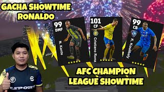 GACHA SHOWTIME C RONALDO AFC CHAMPIONSHIP LEAGUE SHOWTIME EFOOTBALL 2024 MOBILE [upl. by Amasa]