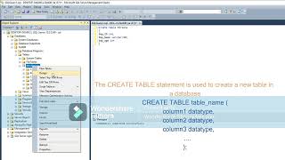 Create SQL Server Database and Table [upl. by Yud]