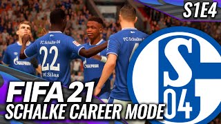 WAMANGITUKA AS A STRIKER  FIFA 21 SCHALKE CAREER MODE S1E4 [upl. by Nauqyaj]