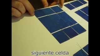 Como hacer un Panel Solar Fotovoltaico 1ra parte [upl. by Bennie620]