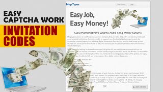 megatypers work tutorial  megatypers INVITATION CODEs  captcha work [upl. by Abraham917]