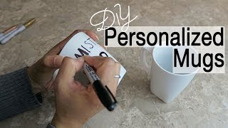 Personalized Coffee Mugs  Sharpie Mug Ideas [upl. by Fernandez]