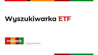 Wyszukiwarka ETF w eMaklerze [upl. by Giardap]