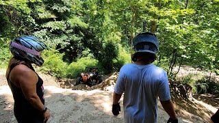 WV Rock Crumpler House3  Day1 part1  Outlaw Stairs Bypass to Creek [upl. by Hike887]