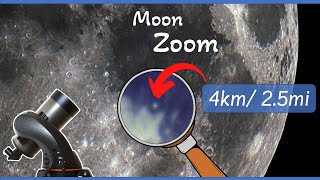 Moon Zoom 3X vs 5X Barlow Lens Test with Celestron Maksutov Telescope  ADC Magic [upl. by Nelac]