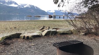 Sea lion serenade at Porteau Cove Winter camping  First trip of the season [upl. by Avigdor272]