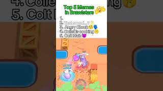 Top 5 MEMES en BRAWL STARS brawlstarsYT YTSHORTSVIDEOYTSHORT SHORTSHORTSYOUTUBE viralvideo [upl. by Croix635]