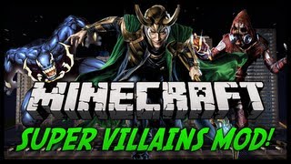 Minecraft Mody 151  SUPER VILLAINS [upl. by Franni178]