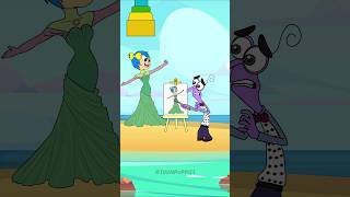 Help Disgust choose her body parts in the beach  Inside Out 2 [upl. by Greggory]