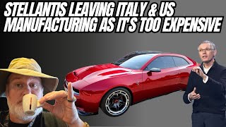 Stellantis Says Cars Too Expensive To Make In Italy Wants Subsidy Is US Next [upl. by Ecirpac554]