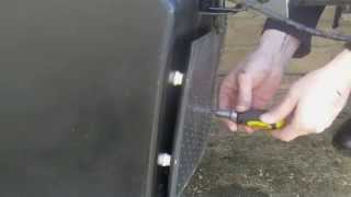 Motorcycle Trailer Splash Guard [upl. by Hendrick]