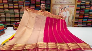 Bangalore Malleshwaram Beautiful Latest Designs in Mysore Silk Sarees with Free Shipping [upl. by Akirej934]