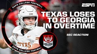 What did we learn about Texas in their loss vs Georgia 📍 HomeDepot  The CFB Show [upl. by Nahtanaoj648]